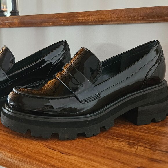 Marc Fisher Latika Patent Lug Soles 7.5 medium - Picture 2 of 13